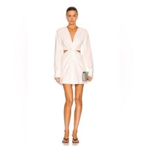 NWT A.L.C. Dress Zoey Front Tie Knot Open Back